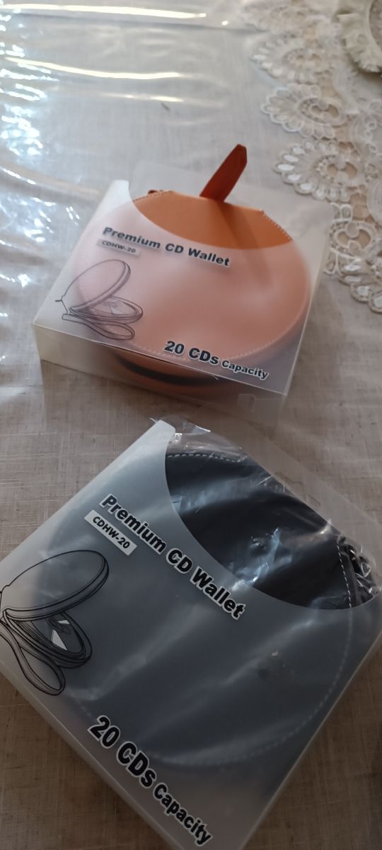 2 ESTUCHES DE 20 DISCOS SIMIL PUEL