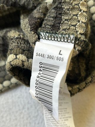 Jersey de trama verde Bershka