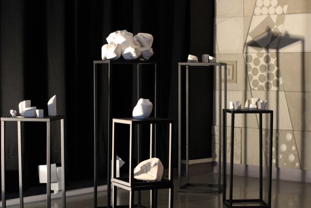 Escultura yeso "Cara"