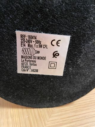 Flexo amarillo Maison du monde