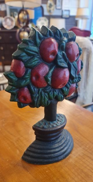 Tope o parada de puerta en hierro forjado