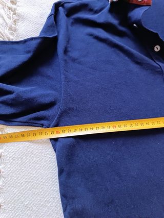 Polo Lacoste manga larga con bolsillo