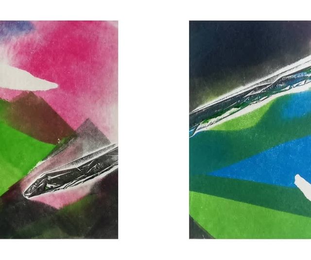 Cuadro estampación doble