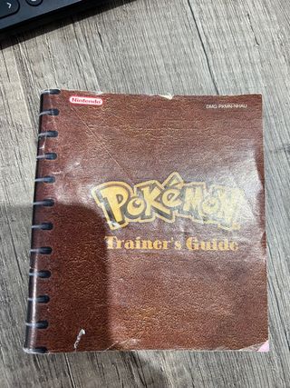 manual pokemon rojo/azul game boy