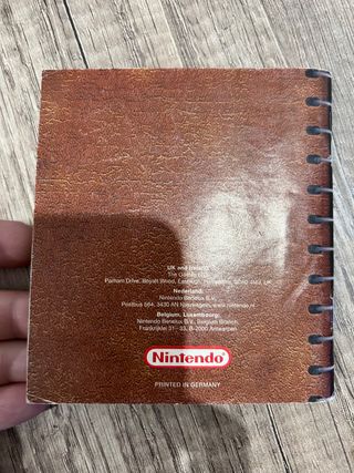 manual pokemon rojo/azul game boy