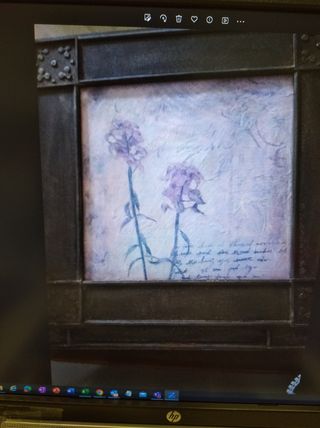 Cuadro grande florales 2 unidades