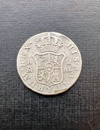 2 Reales 1808 Carlos IV