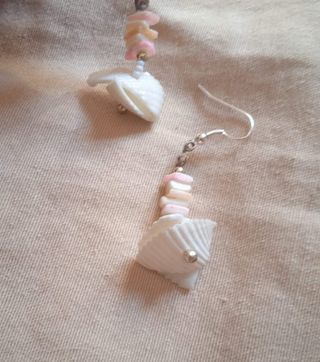 Pendientes de conchas vintage
