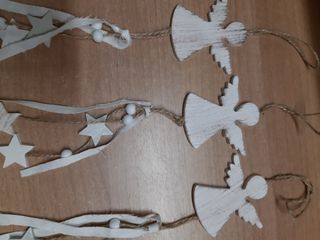 3 decorazioni angelo x albero di Natale