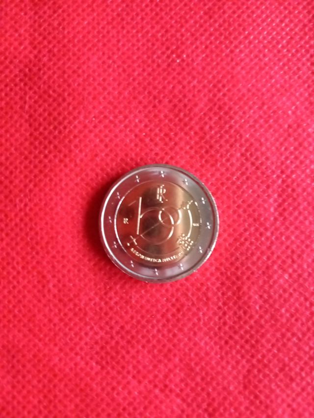 Moneda de 2 euros Italia 2023.