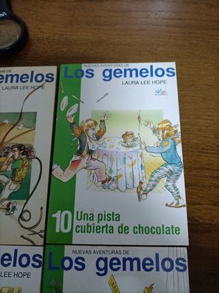 lote 4 Libros juveniles vintage LOS GEMELOS