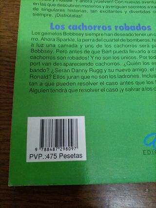 lote 4 Libros juveniles vintage LOS GEMELOS