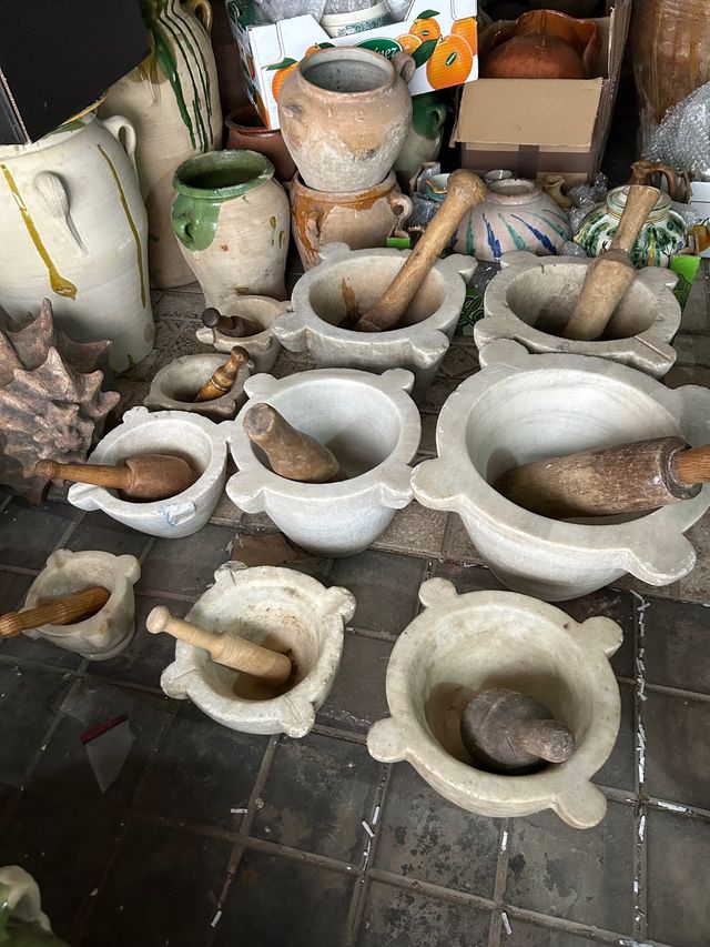 Desde 45. Morteros de piedra y marmol