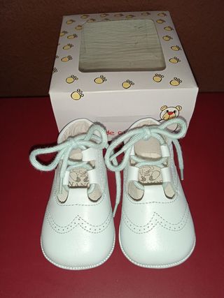 Zapatitos de Bebé de piel 