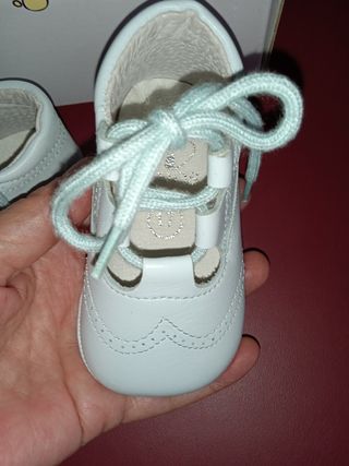 Zapatitos de Bebé de piel 