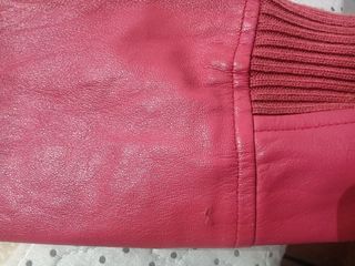 Cazadora de piel fusia 