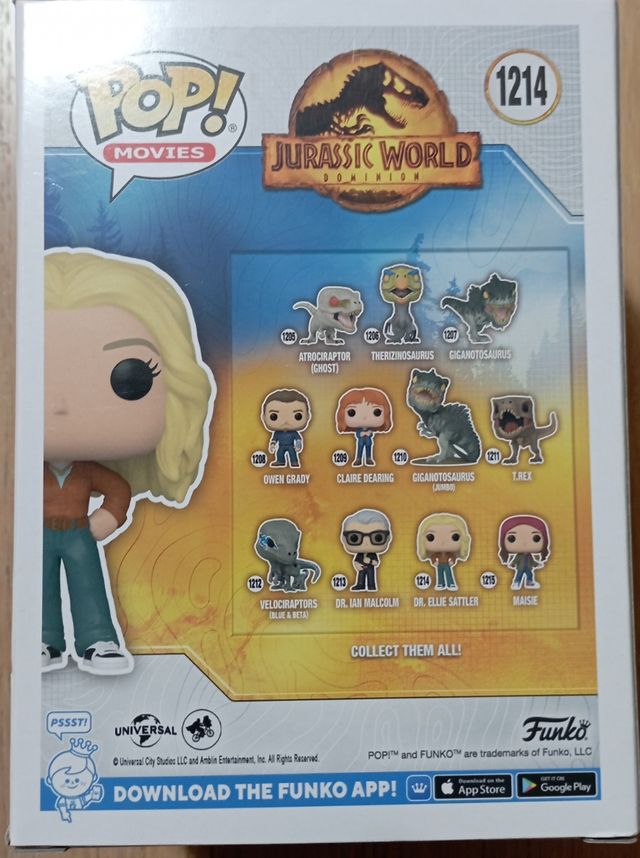 Funko Pop Jurassic World Dr. Ellie