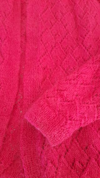 Chaqueta de lana, hecha a mano