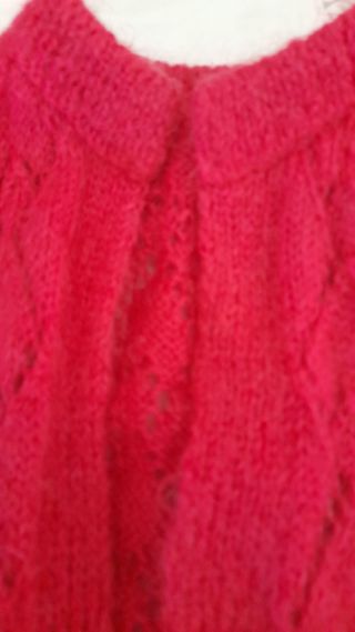 Chaqueta de lana, hecha a mano