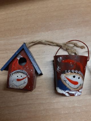 4 decori x albero di Natale