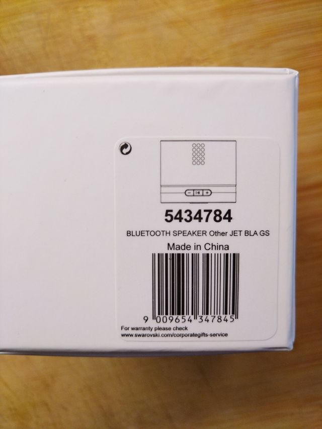 Bluetooth speaker Swarovski