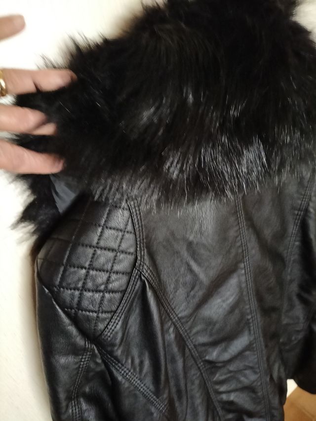 Giacca in ecopelle taglia XL-46 nuova 