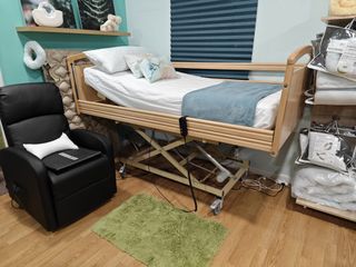 Cama eléctrica articulada elevable