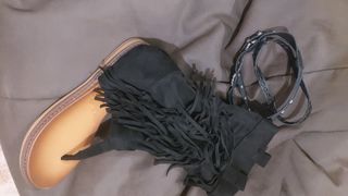Sandalias de flecos