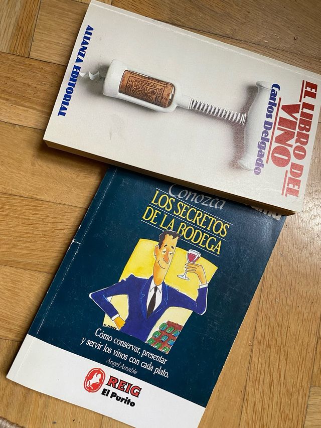 Lote de Accesorios Vino y Libros.