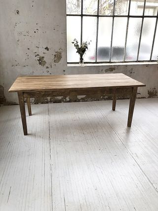 Mesa madera 2 metros rústica 