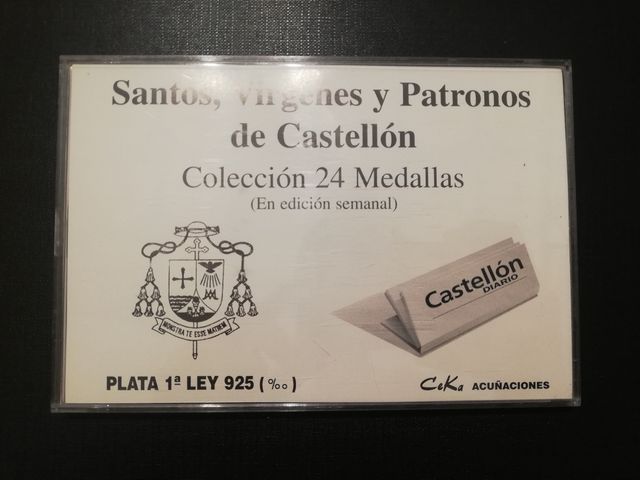 Medallas de plata Santos de Castellón