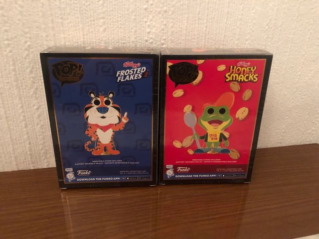 Funko PopPin Kellogs Dig Em Frost y Tony the Tiger