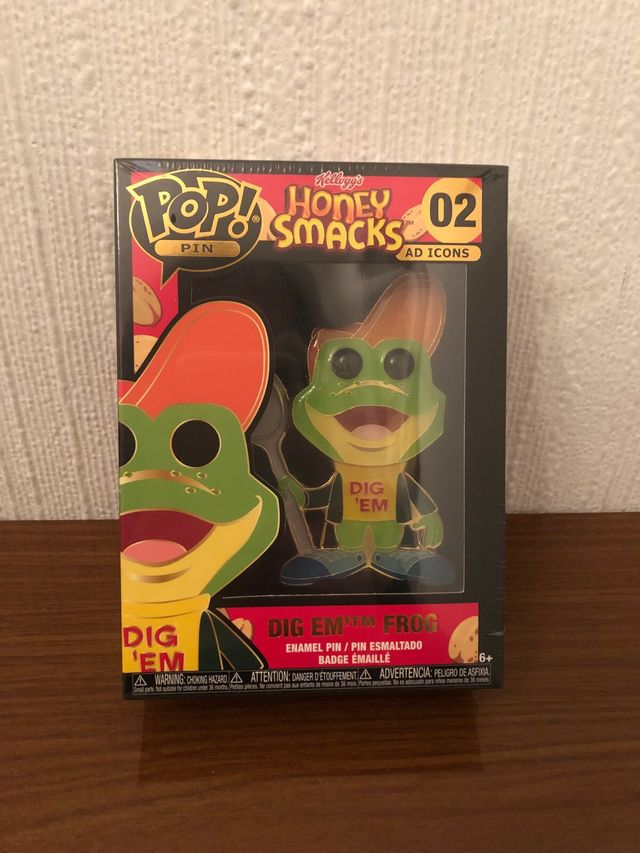 Funko Pop Pin Dig Em Frog Honey Smacks Kelloggs