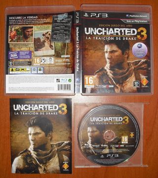 Uncharted Collection Trilogía (1,2,3) PS3, Ver.ESP