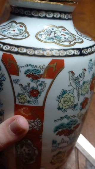 Jarrón prcelana china