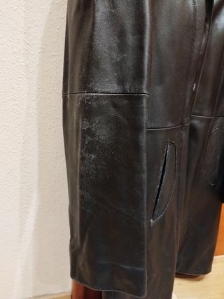 Cazadora de piel