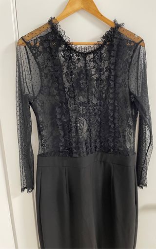 Mono negro muy especial de Zara