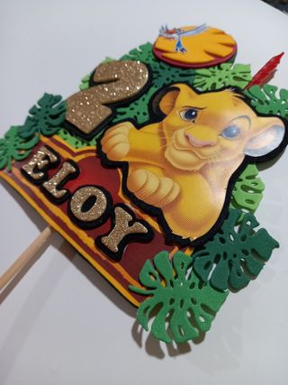 Vela personalizada simba