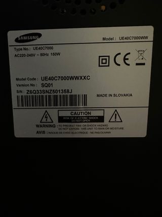 Samsung UE40C7000WWXXC