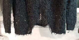 Jersey Mujer T-M negro.