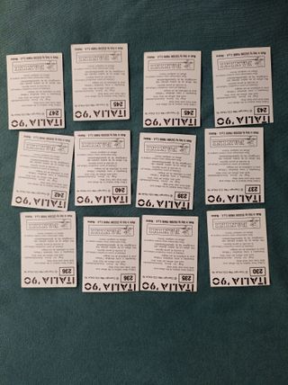 12 Cromos ITALIA 90⚡️PANINI⚡ Sverige⚡️Mundial fútb