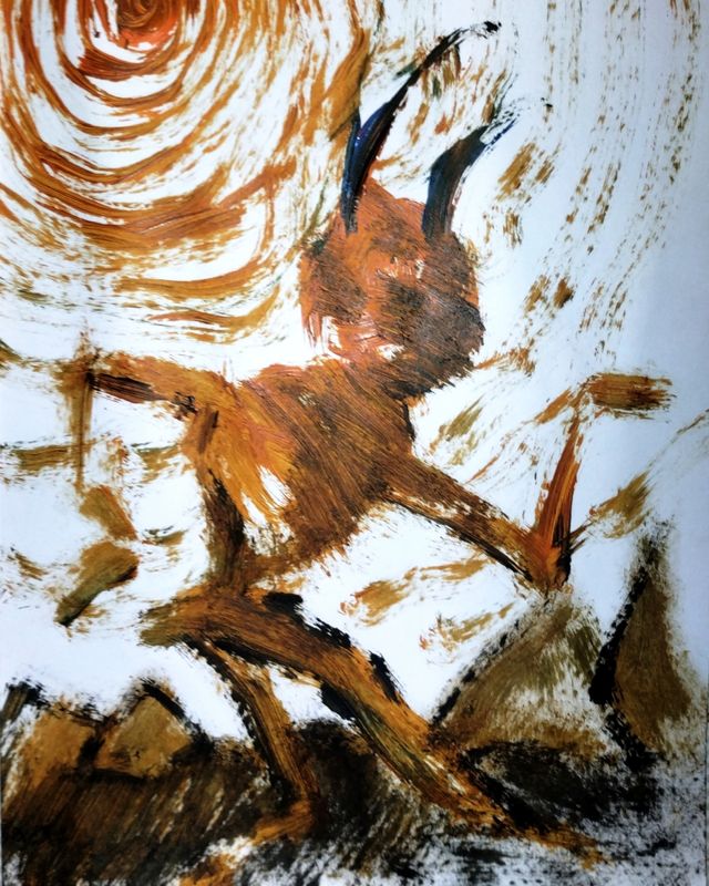 Arte primitivo expresionista