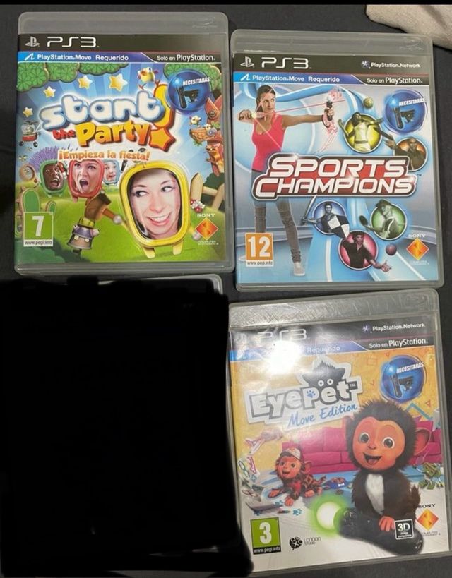 Lote de juegos para PS Move de Segunda mano por 20 EUR en