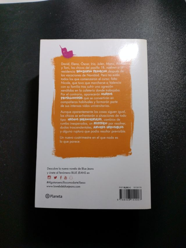 Libros Algo tan sencillo 1, 2 y 3. Blue Jeans.