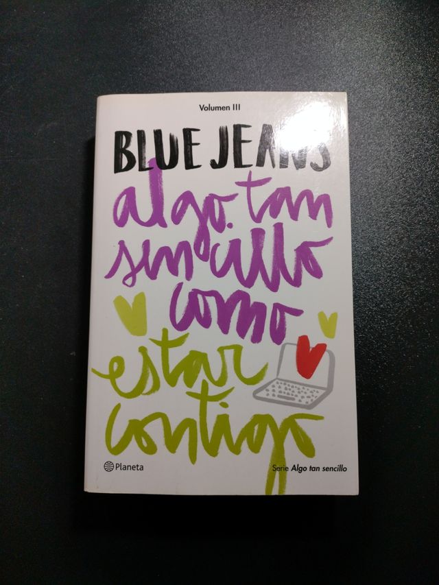 Libros Algo tan sencillo 1, 2 y 3. Blue Jeans.