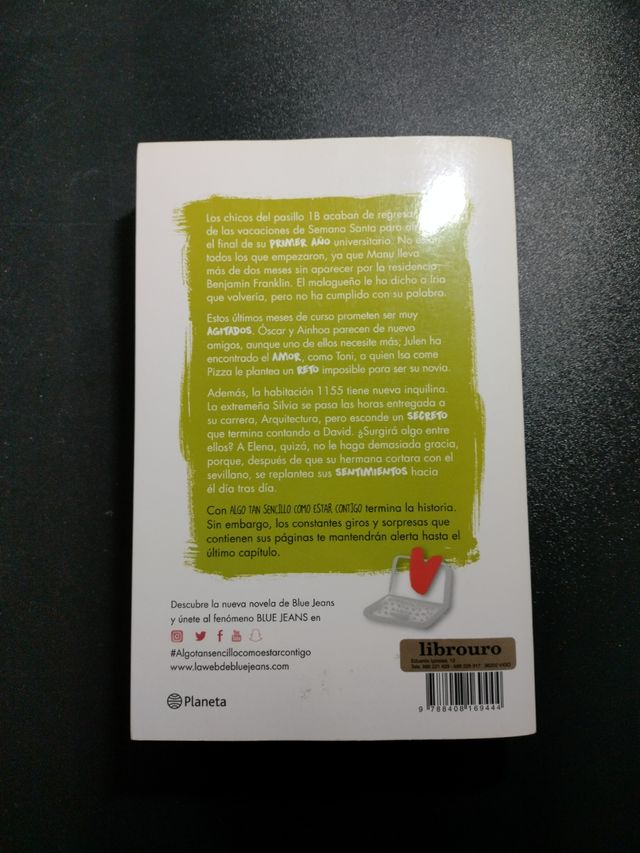 Libros Algo tan sencillo 1, 2 y 3. Blue Jeans.