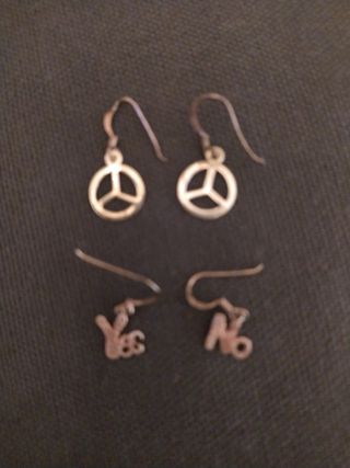 Pendientes plata