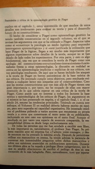 Panorámica y crítica de la epistemología genética