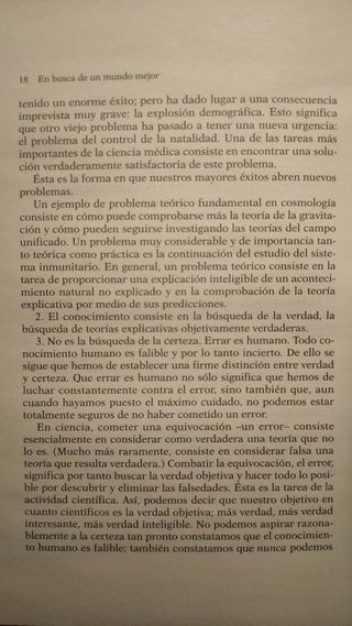 En busca de un mundo mejor - Karl Popper