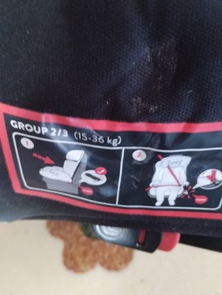 Silla coche grupo  2/3